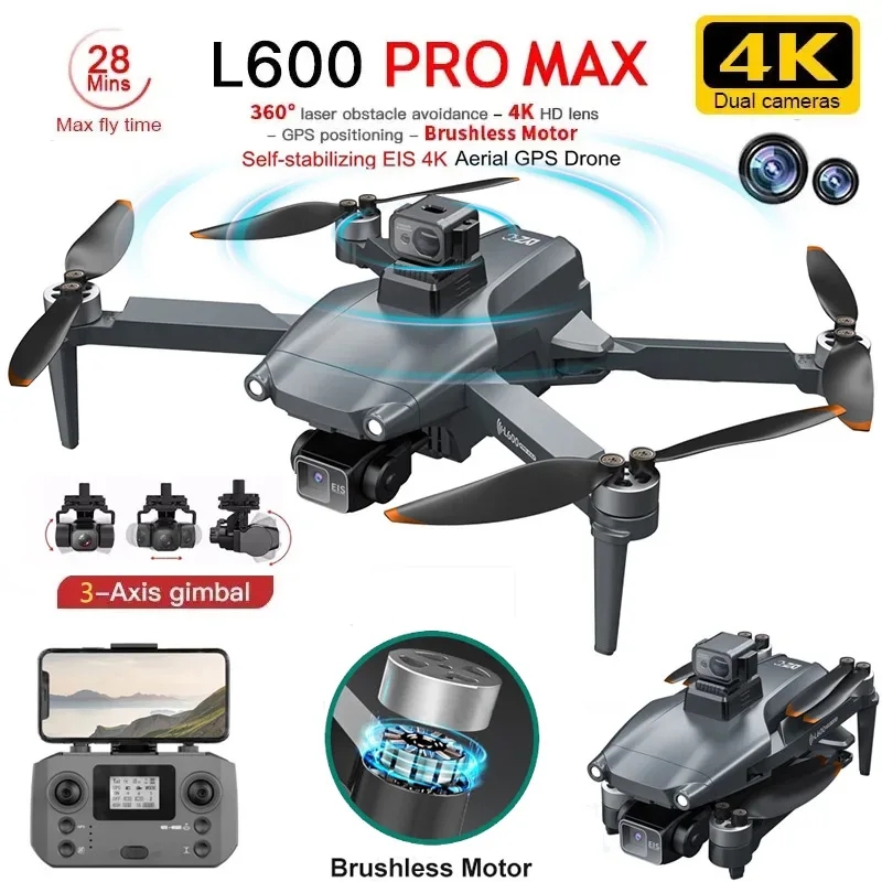 Drone Racing Camera - L600 PRO MAX GPS الطائرة بدون