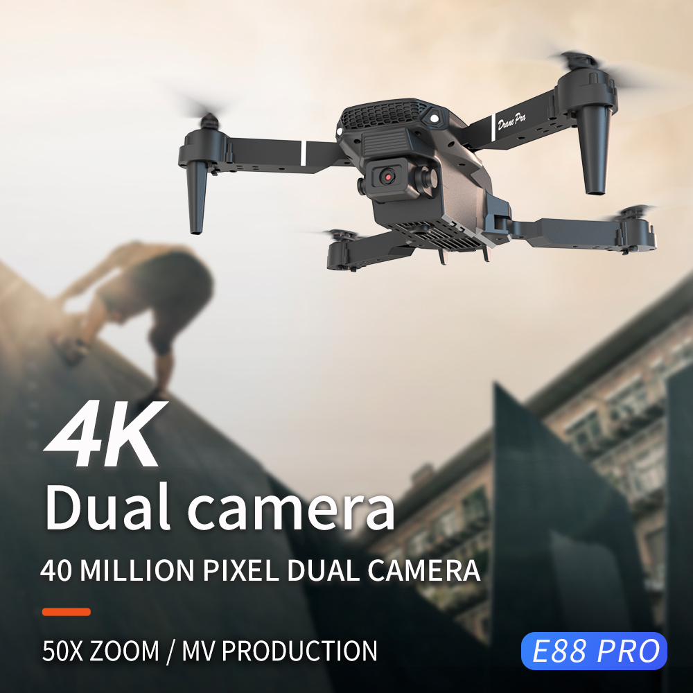 طائرة بدون طيار E88 احترافية ج - مراجعة Eachine Drone E58 وسعره
