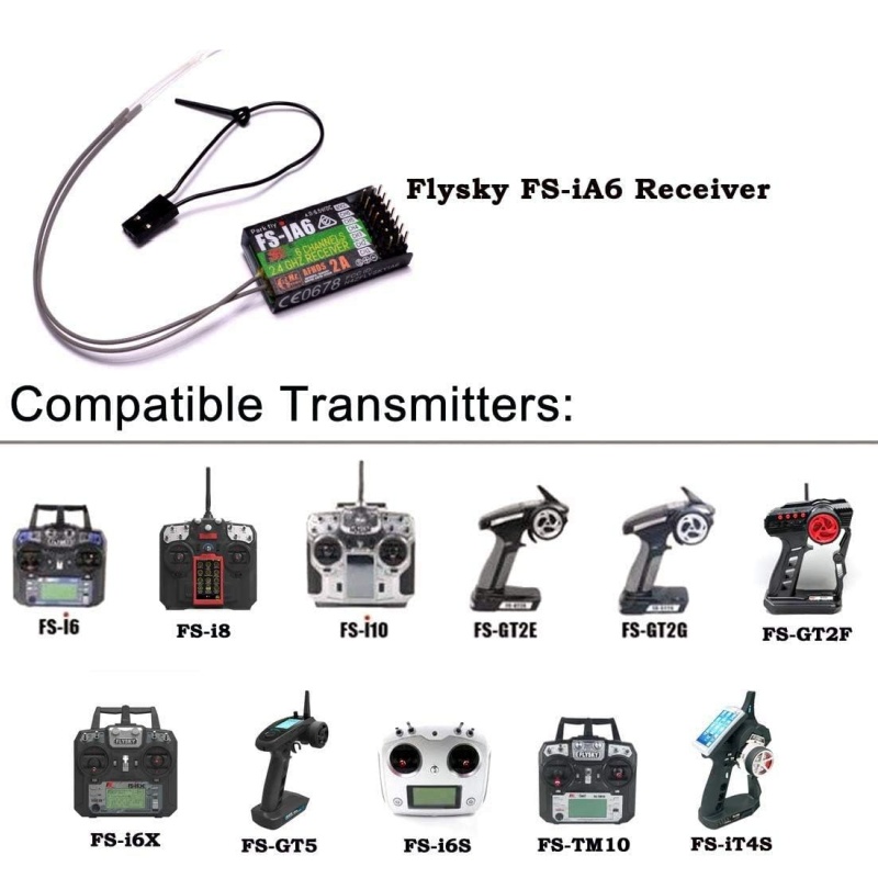 جهاز استقبال Flysky FS-IA6 6CH - مراجعة Drone Racing Antenna وسعره