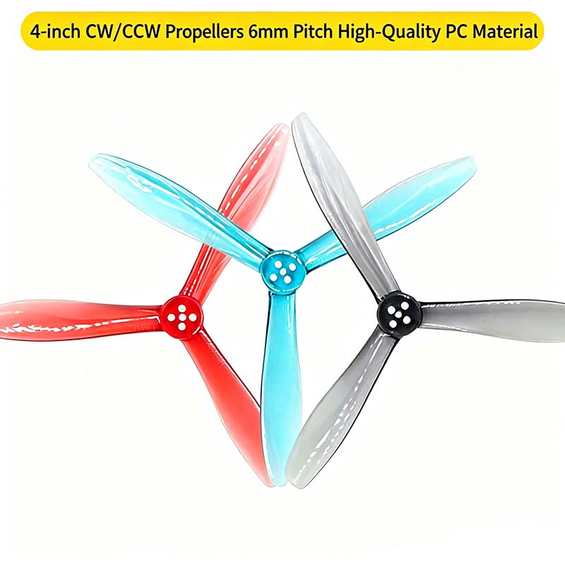 مروحة TMOTOR T4944 رباعية الشف - مراجعة Drone Racing Propeller وسعره