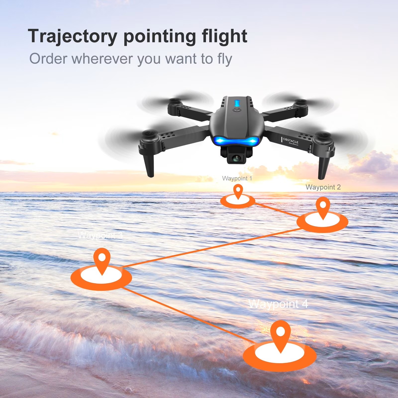 طائرة بدون طيار E88PRO MAX الق - مراجعة Drone Racing Camera وسعره