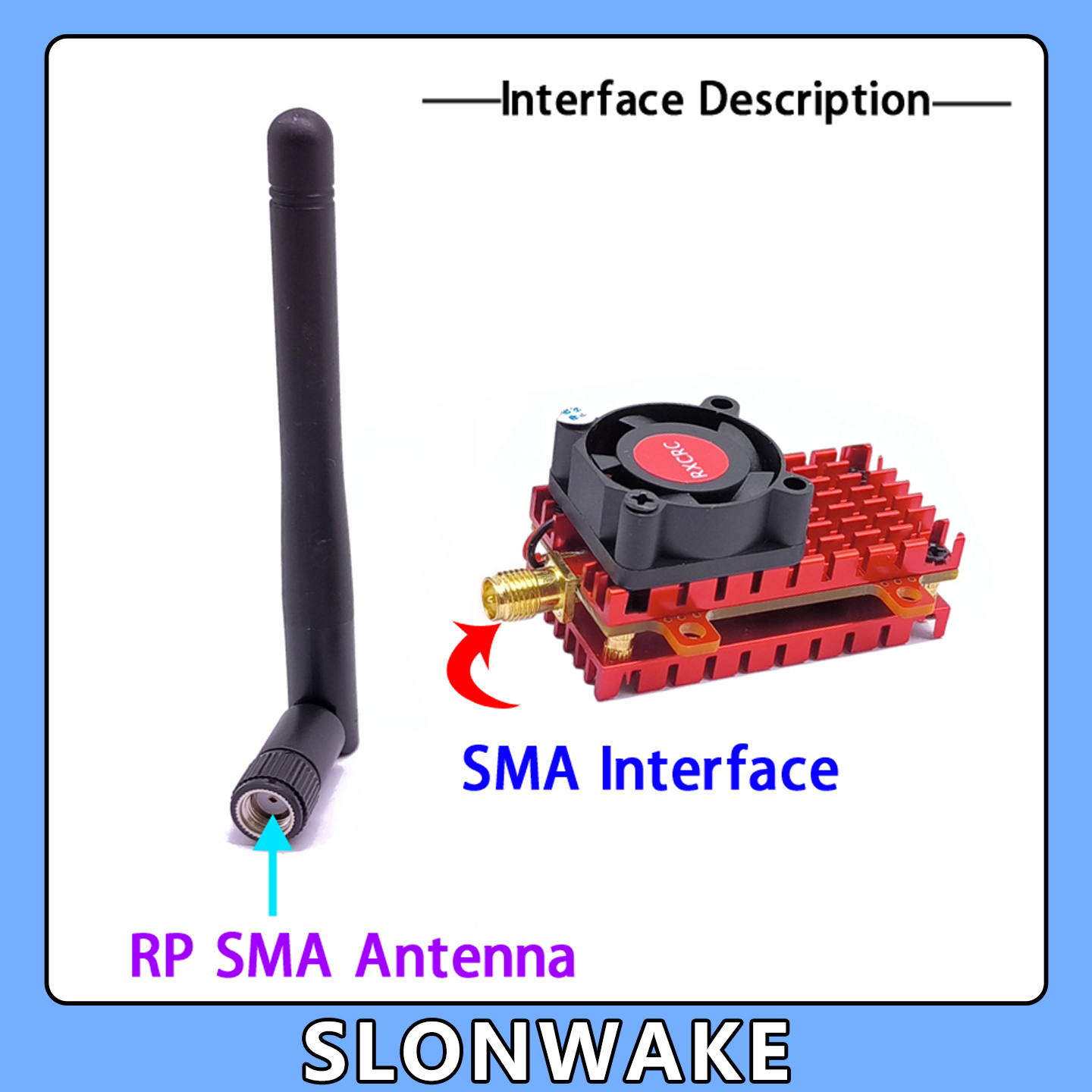 كاميرا SLONWAKE 5.8G 2W VTX FP - مراجعة Drone Racing Camera وسعره
