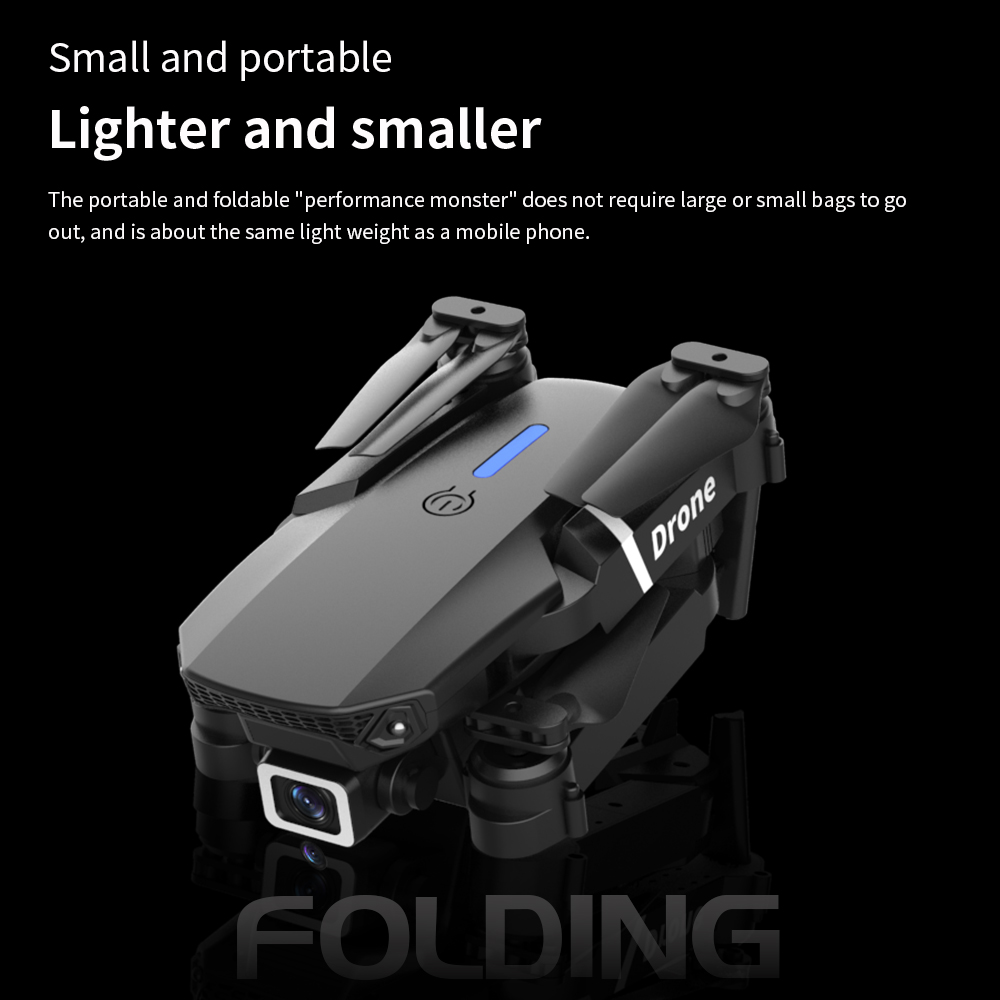 طائرة بدون طيار محمولة E88 PRO - مراجعة Eachine Drone E58 وسعره
