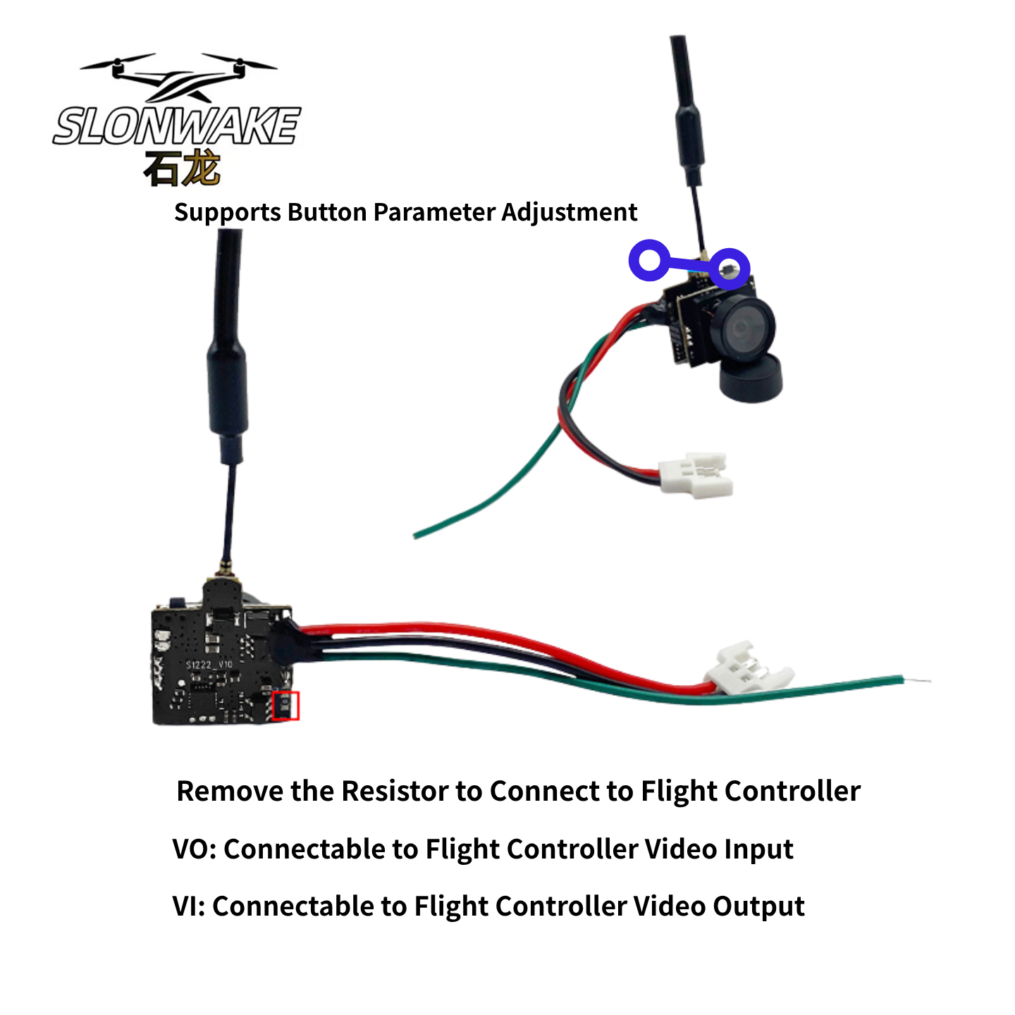 كاميرا SLONWAKE 5.8G للبث الفي - مراجعة Drone Racing Camera وسعره