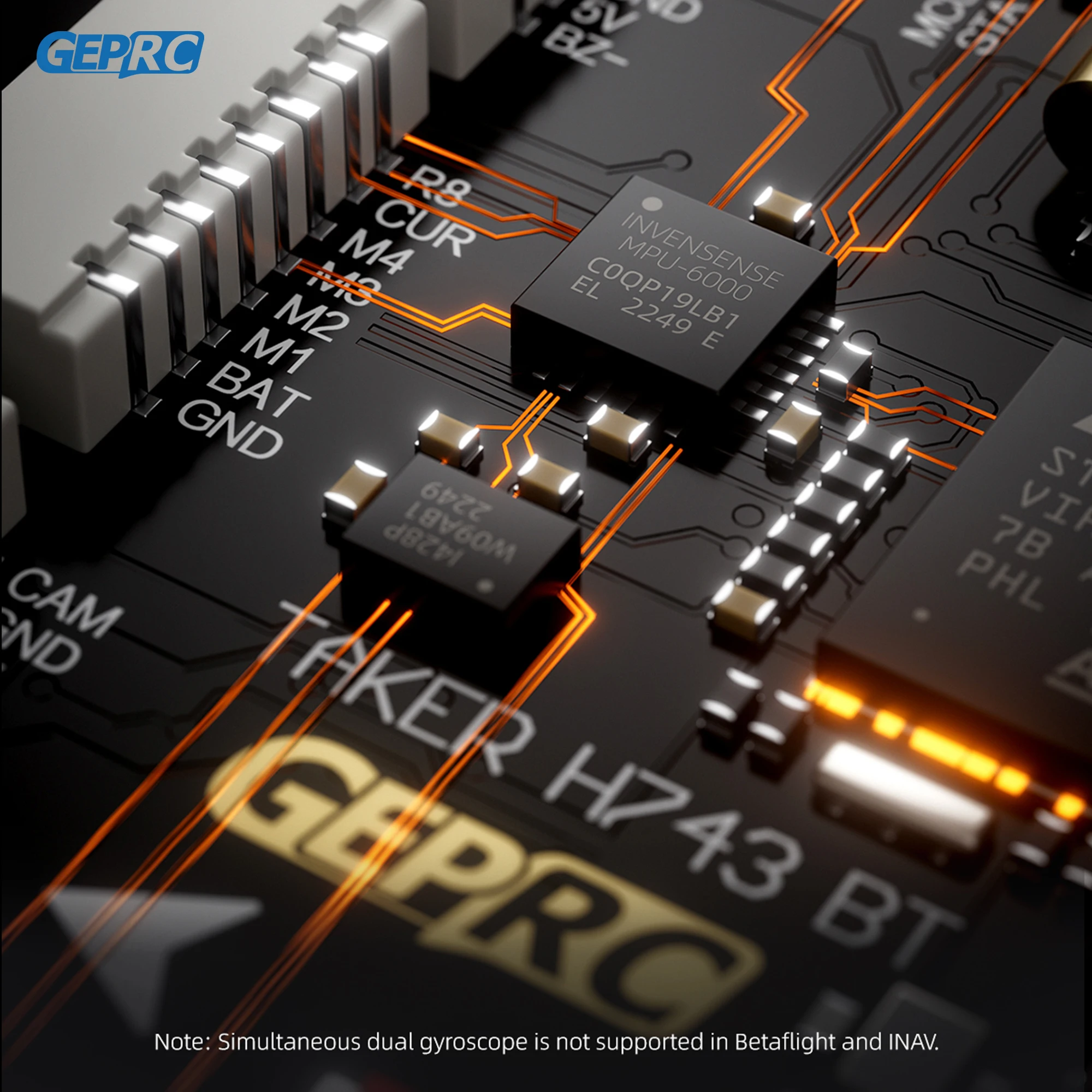 GEPRC TAKER H743 BT 32Bit 65A  - مراجعة Drone Racing Flight Controller وسعره