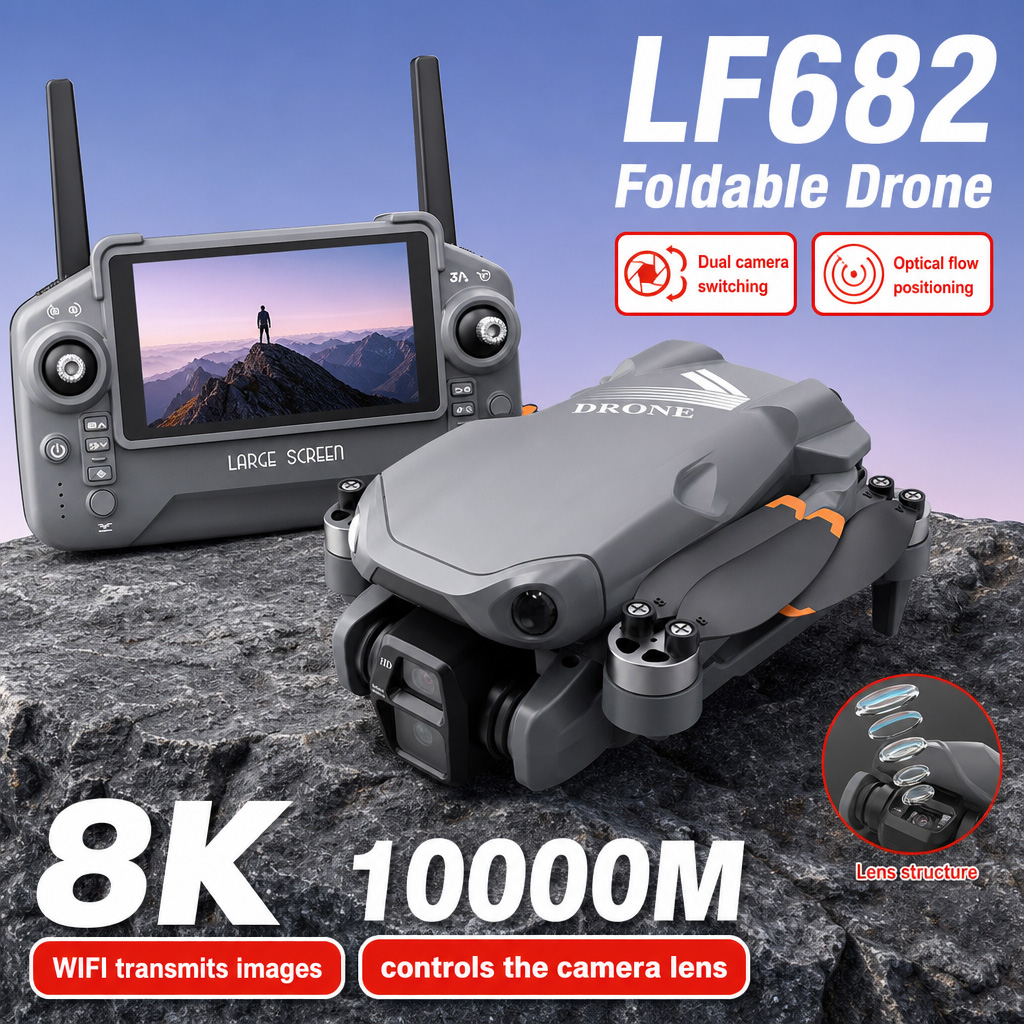 طائرة بدون طيار LF682 للتصوير  - مراجعة Drone Racing Camera وسعره
