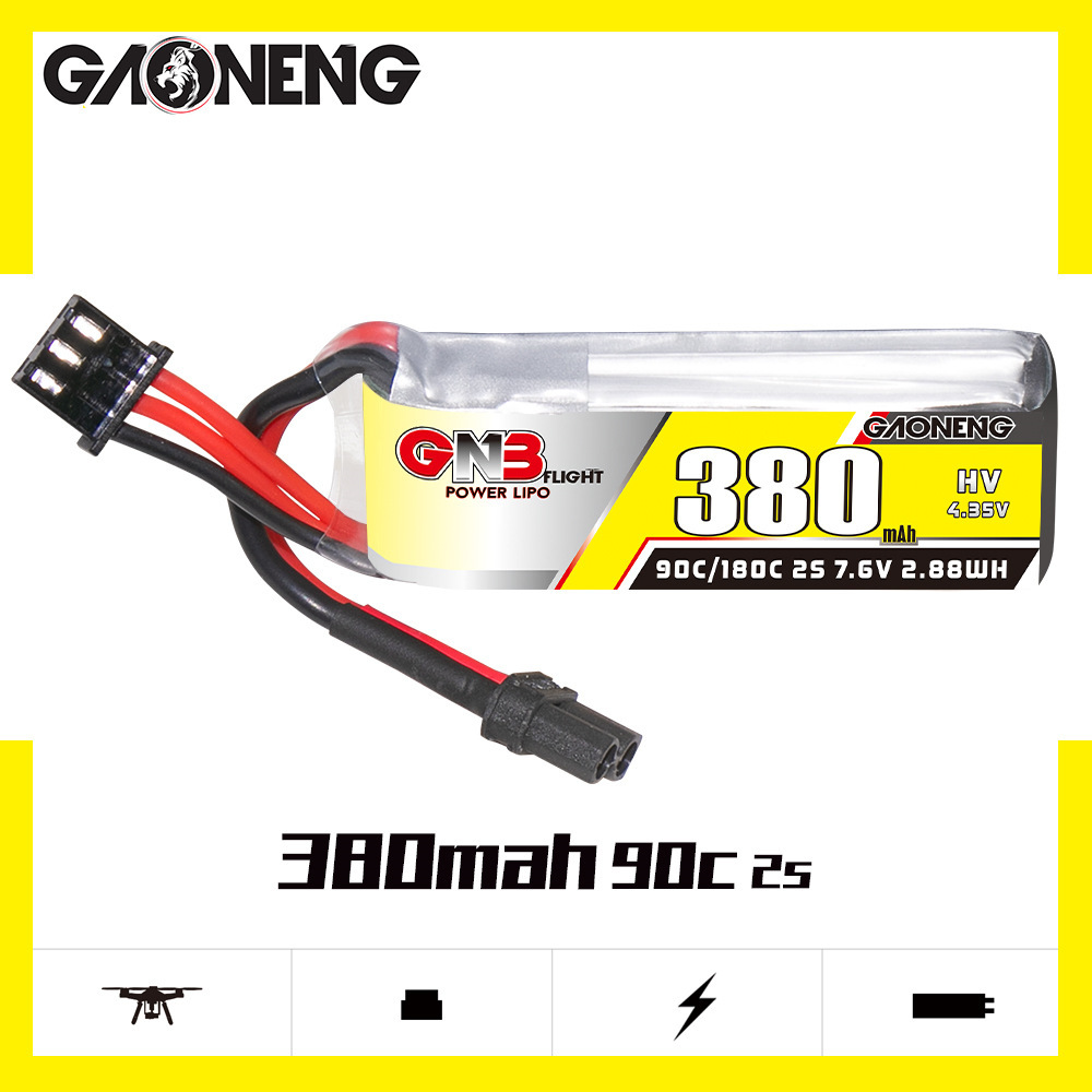 بطارية ليثيوم بوليمر GNB 2S 7. - مراجعة Drone Racing Battery وسعره