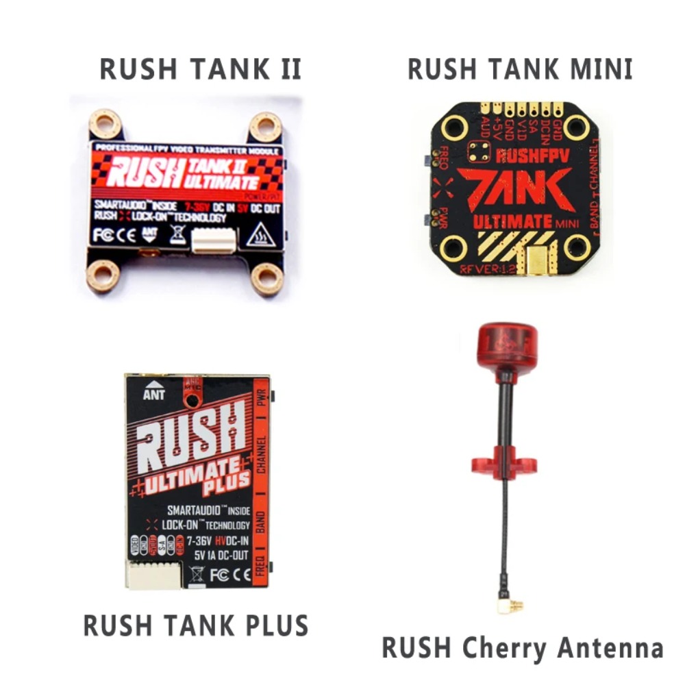 جهاز إرسال الفيديو RUSH TANK U - مراجعة Drone Racing Antenna وسعره