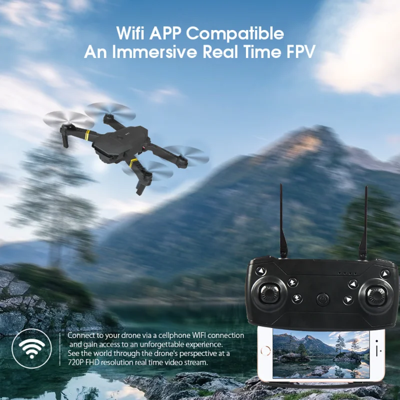 طائرة بدون طيار 4K Eachine E58 - مراجعة Eachine Drone E58 وسعره