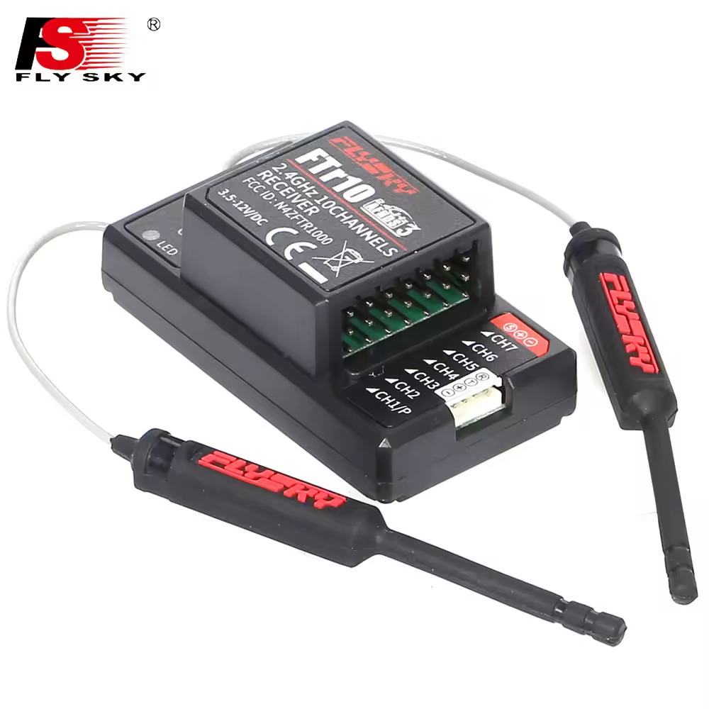 جهاز استقبال FlySky FTr10 FTr1 - مراجعة Drone Racing Antenna وسعره