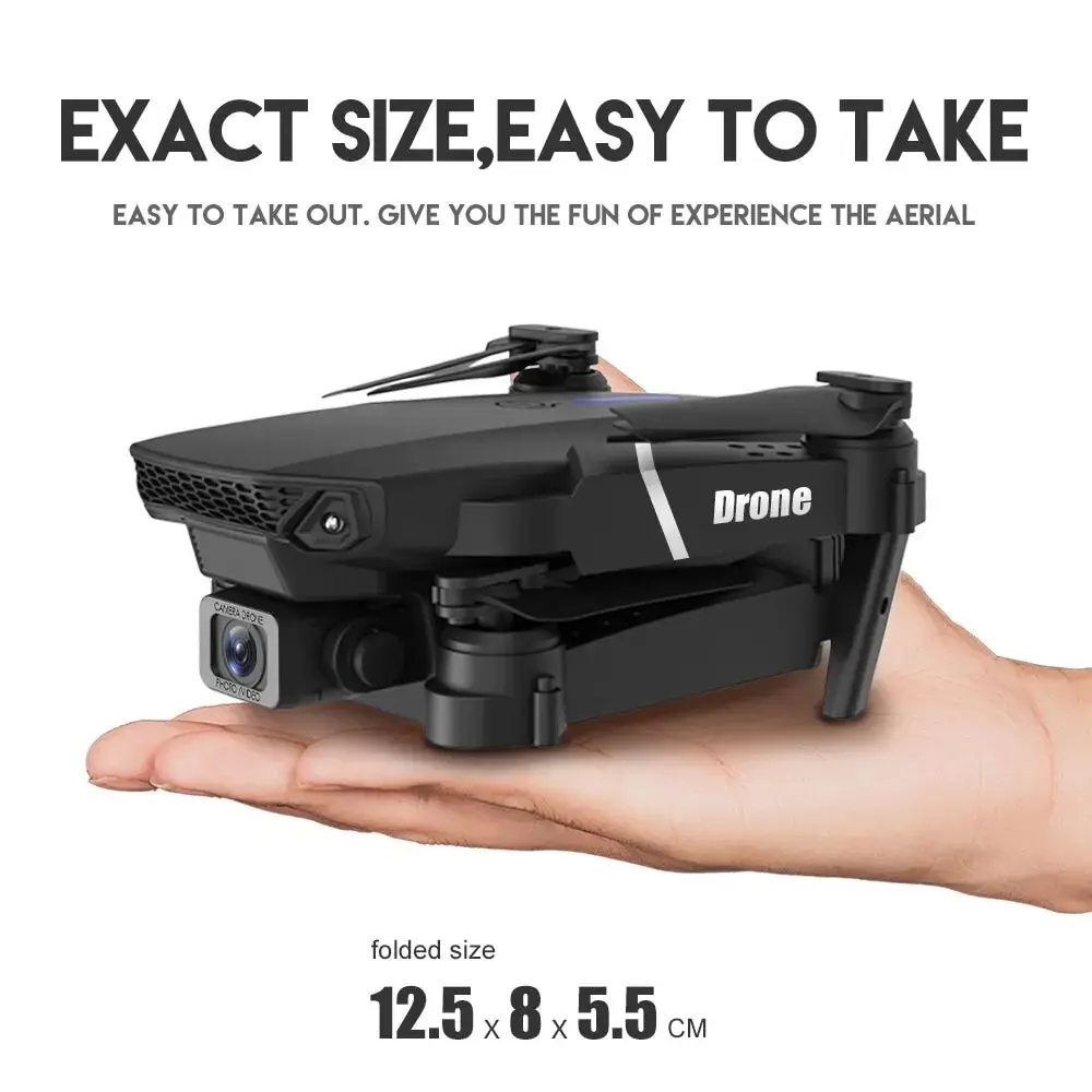 2024 E88Pro RC الطائرة بدون طي - مراجعة Eachine Drone E58 وسعره