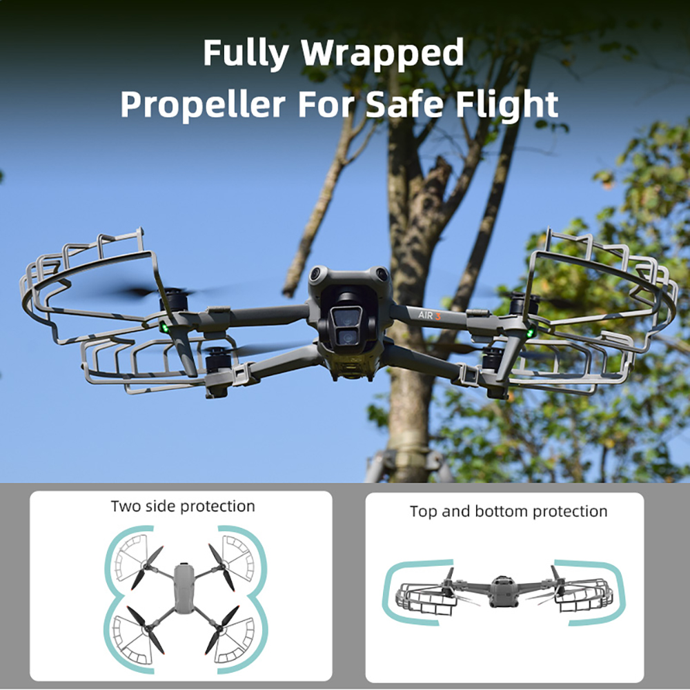 واقي المروحة لطائرة DJI Air 3S - مراجعة Dji Drone Air 3 وسعره