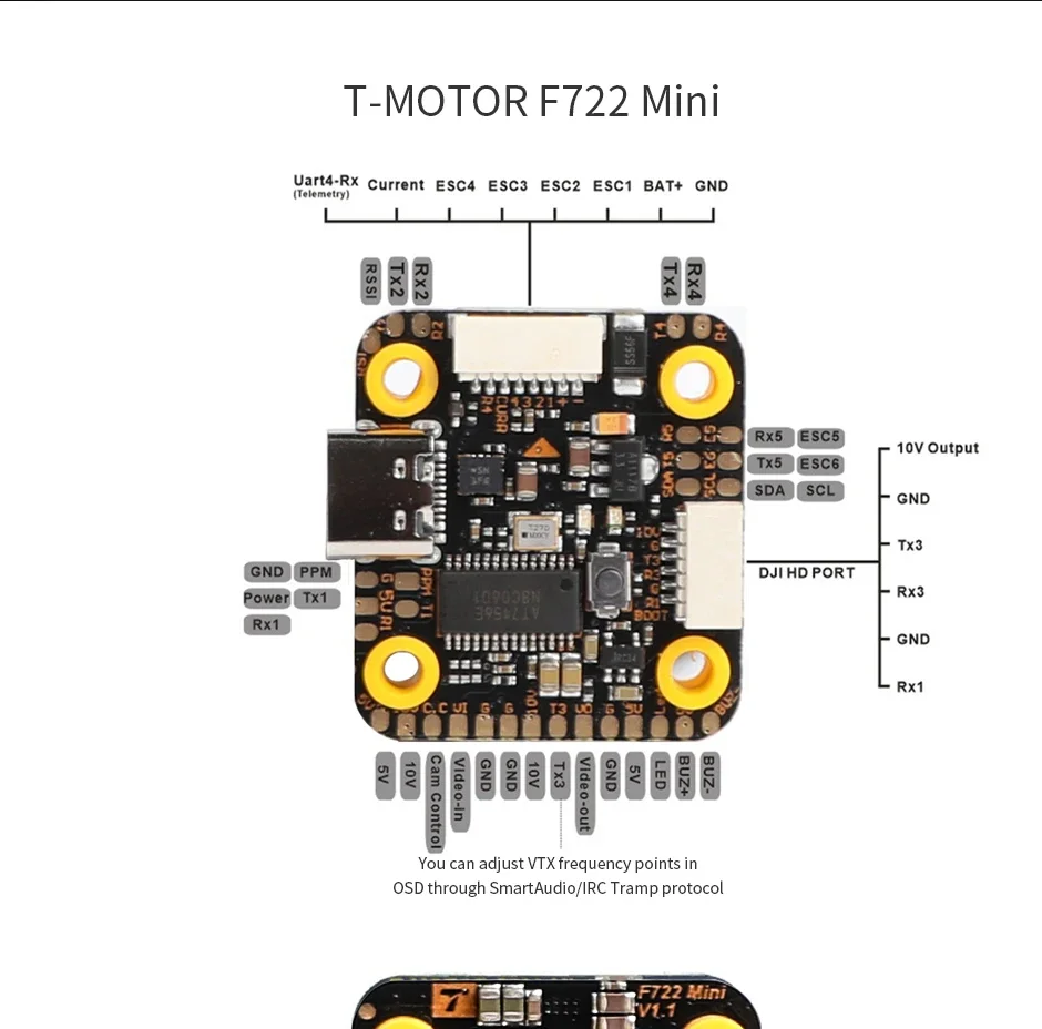 مجموعة T-Motor MINI F7 FC وF45 - مراجعة Betaflight Fc F7 وسعره