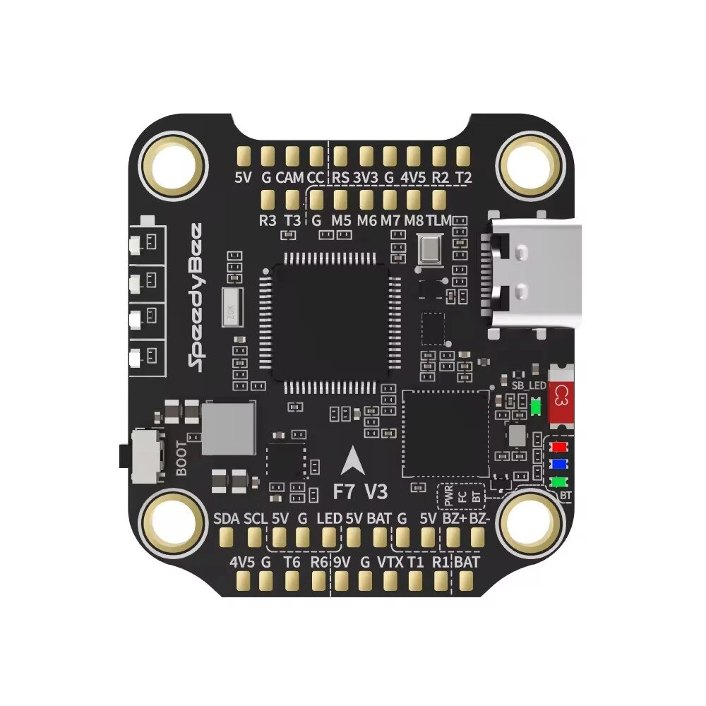 30.5x30.5 مللي متر SpeedyBee F - مراجعة Drone Racing Flight Controller وسعره
