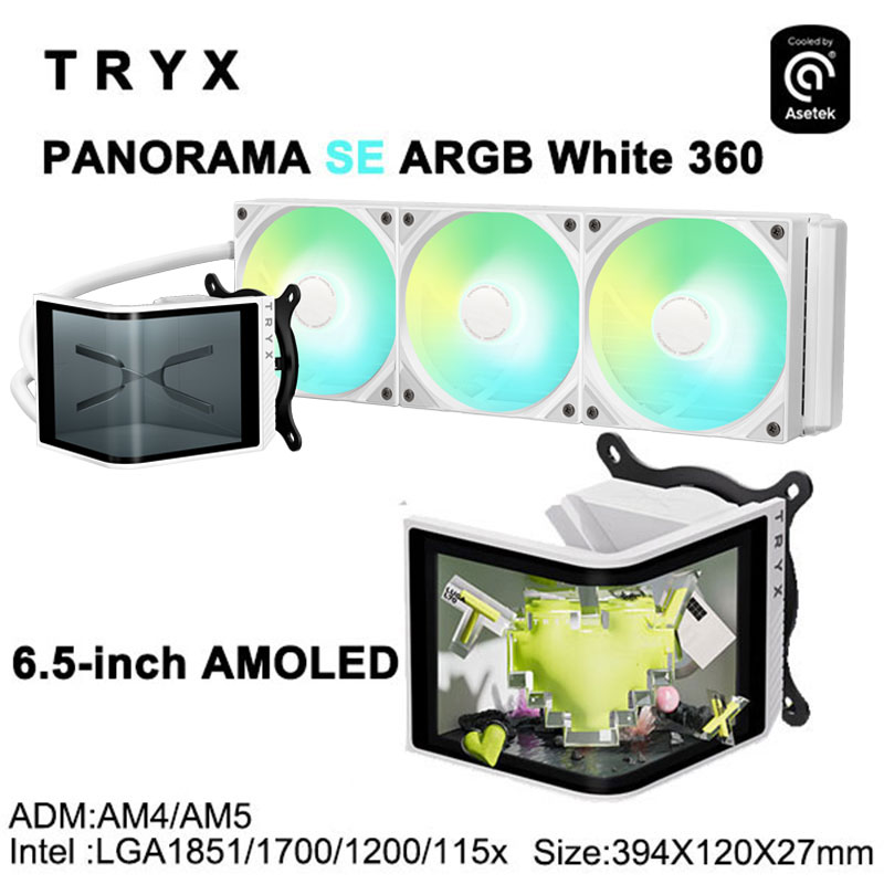 TRYX PANORAMA SE 360 ARGB CPU  - مراجعة Holy Stone Drone Hs720 وسعره